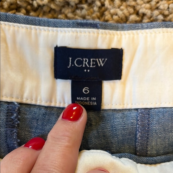 J. Crew Blue Bermuda Shorts Sz 6 - Picture 4 of 6
